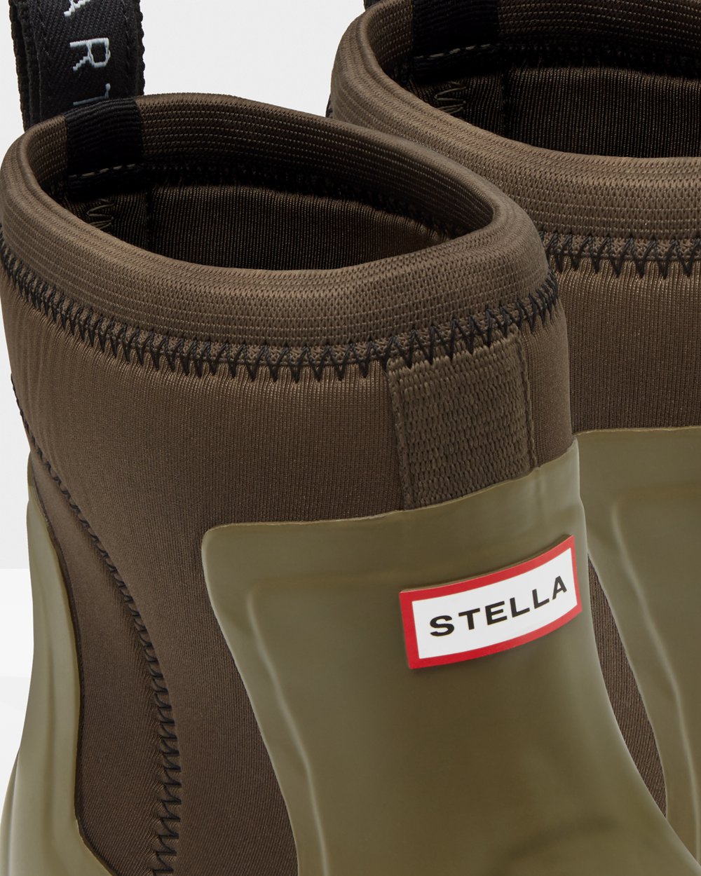 Botas Chelsea Hunter Feminina Verde Oliva - Stella Mccartney X - 62JLAPSRH